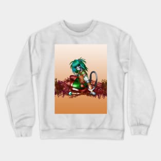 Dungeons and cats druid Crewneck Sweatshirt